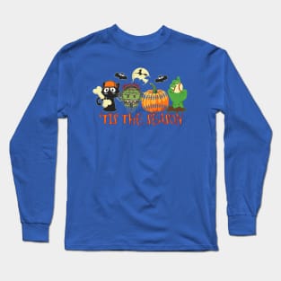 Funny Tis the Season Baseball Softball Season Fall Halloween Long Sleeve T-Shirt